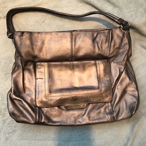 Silver Kate spade purse